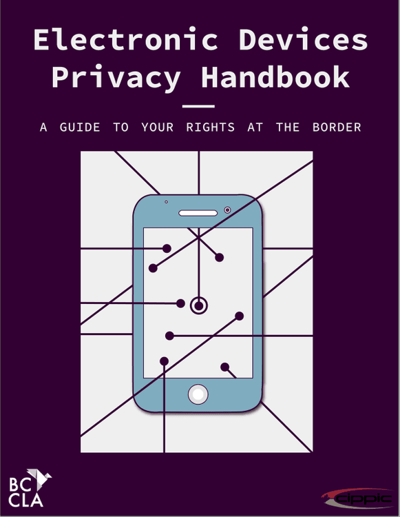 Electronic Device Privacy Handbook Cover Page