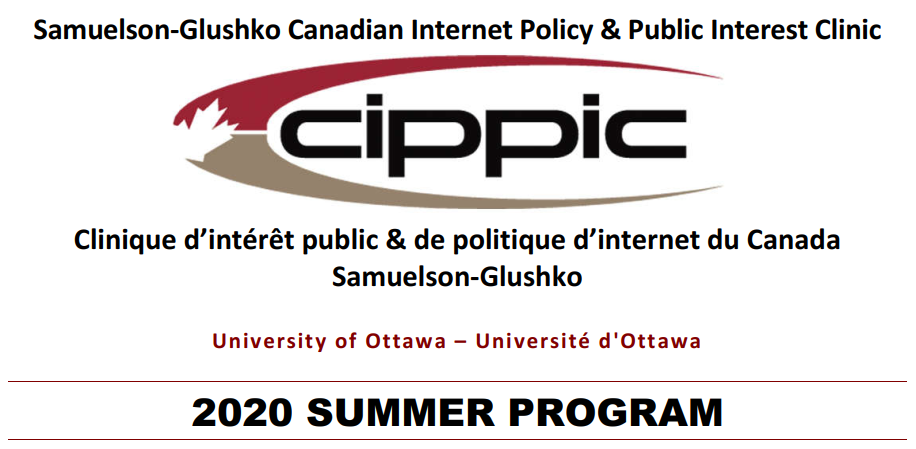 Samuelson-Glushko Canadian Internet Policy and Public Interest Clinic (CIPPIC)